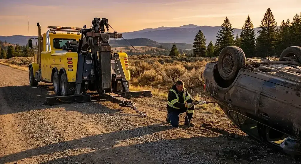 Vancouver scene-safe accident recovery towing